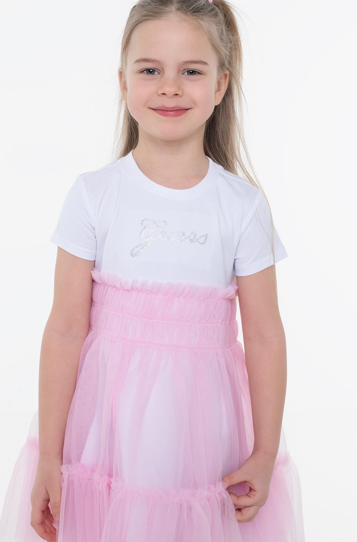 GUESS KIDS SHORTSLEEVE TULLE DRESS