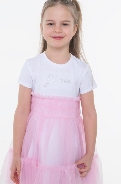 GUESS KIDS SHORTSLEEVE TULLE DRESS