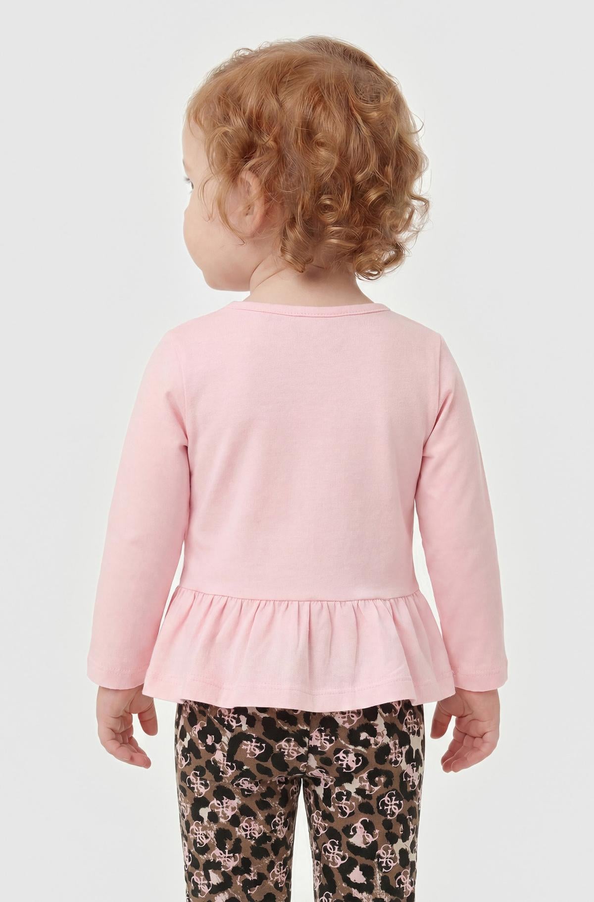 GUESS KIDS GIRLS T SHIRT & LEGGINGS SET