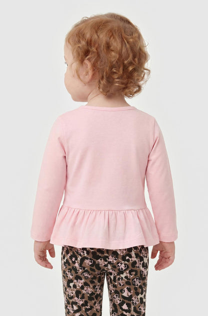 GUESS KIDS GIRLS T SHIRT & LEGGINGS SET