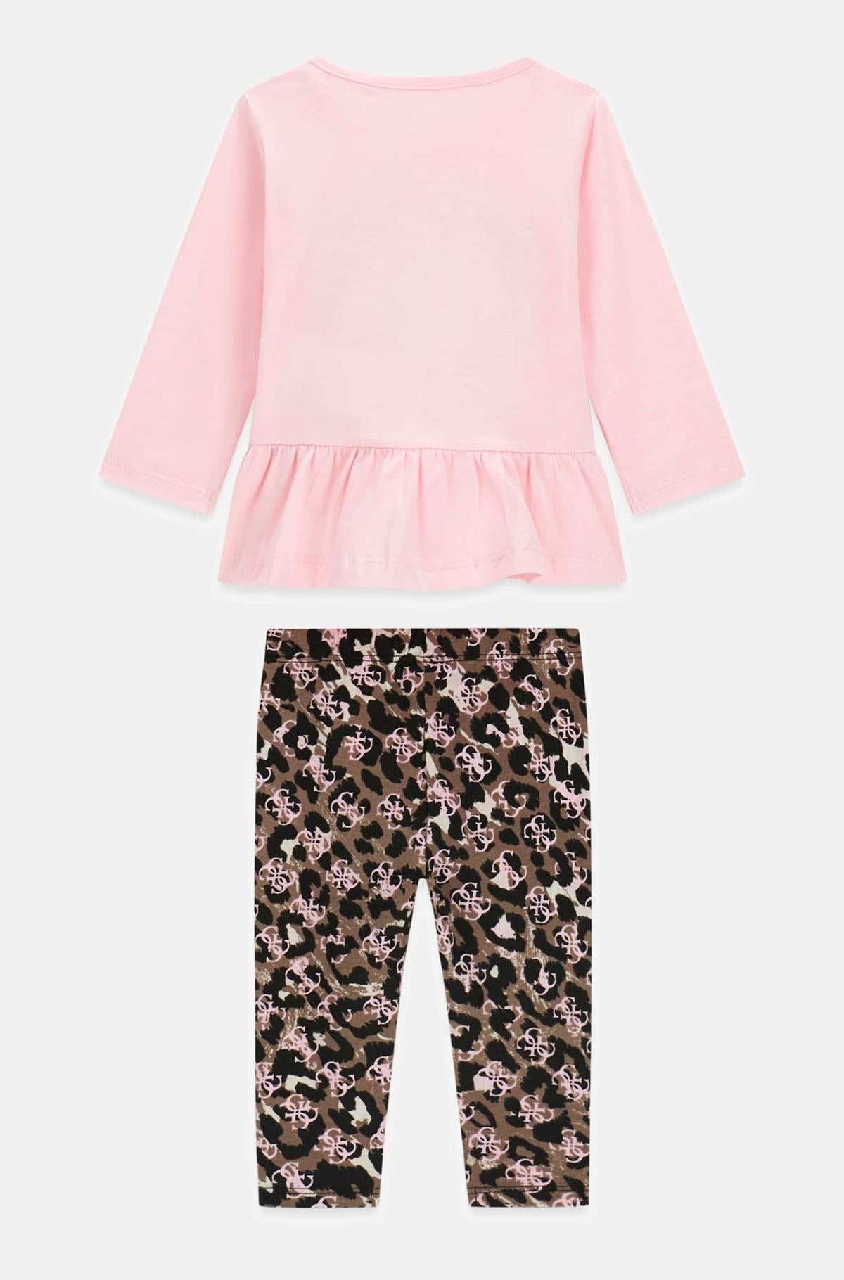 GUESS KIDS GIRLS T SHIRT & LEGGINGS SET