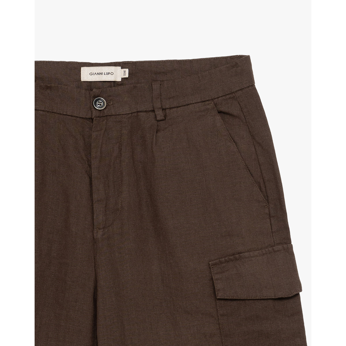 GIANNI LUPO LINEN CARGO SHORTS
