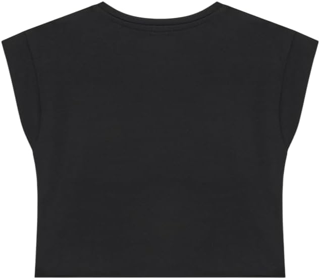 GUESS KIDS GIRLS LOGO PRINT CROP TOP