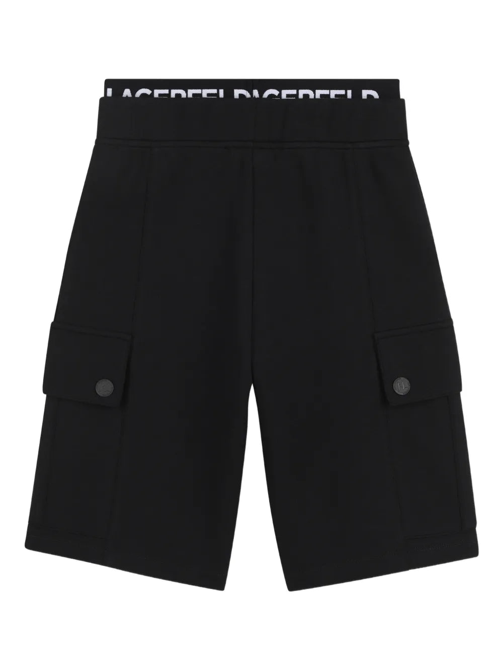 KARL LAGERFELD KIDS COTTON CARGO SHORTS