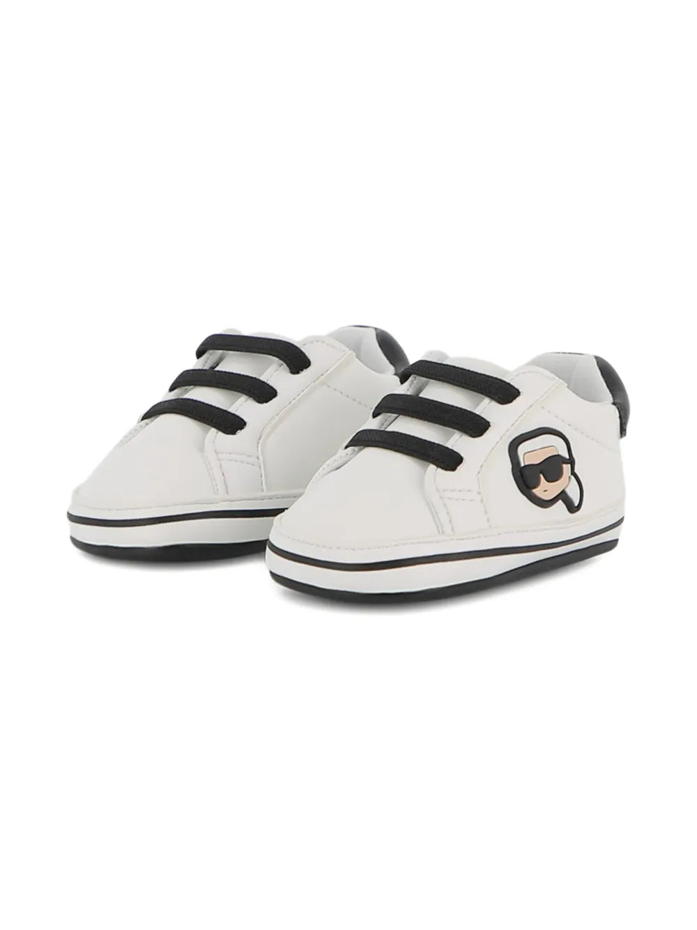 KARL LAGERFELD KIDS TWO-TONE SNEAKERS
