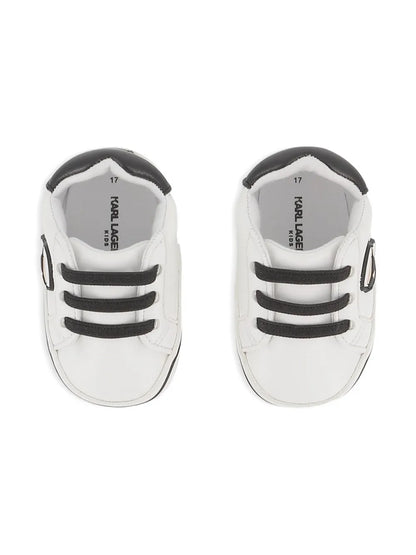 KARL LAGERFELD KIDS TWO-TONE SNEAKERS