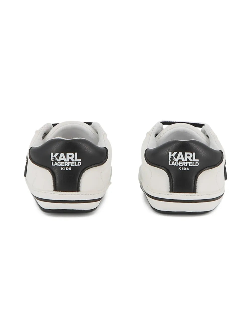 KARL LAGERFELD KIDS TWO-TONE SNEAKERS