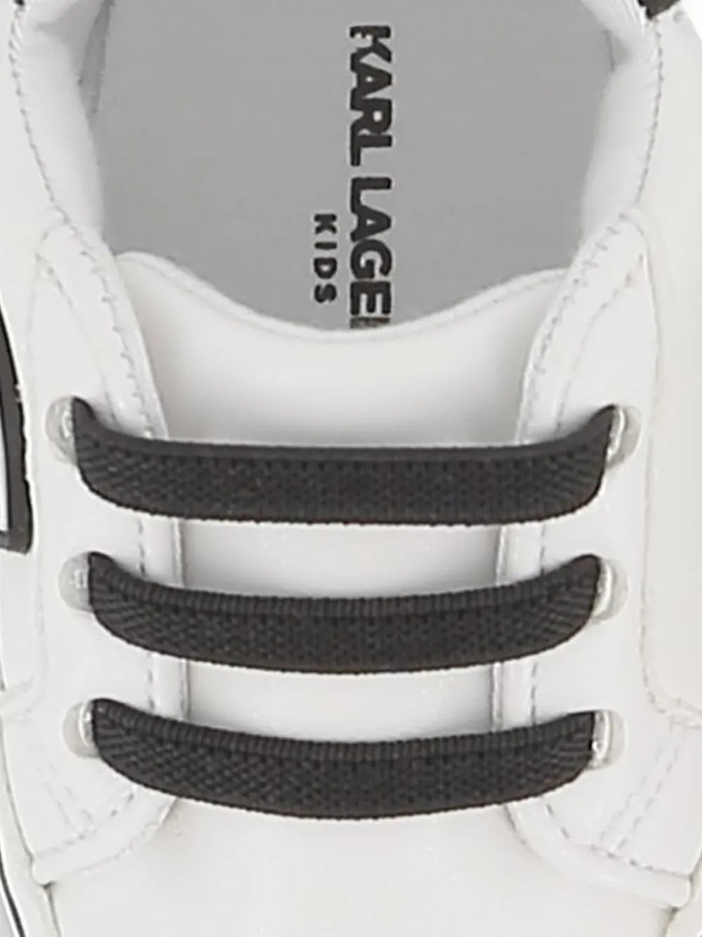 KARL LAGERFELD KIDS TWO-TONE SNEAKERS