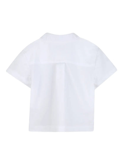 KARL LAGERFELD KIDS LOGO-PRINT SHORTS SET