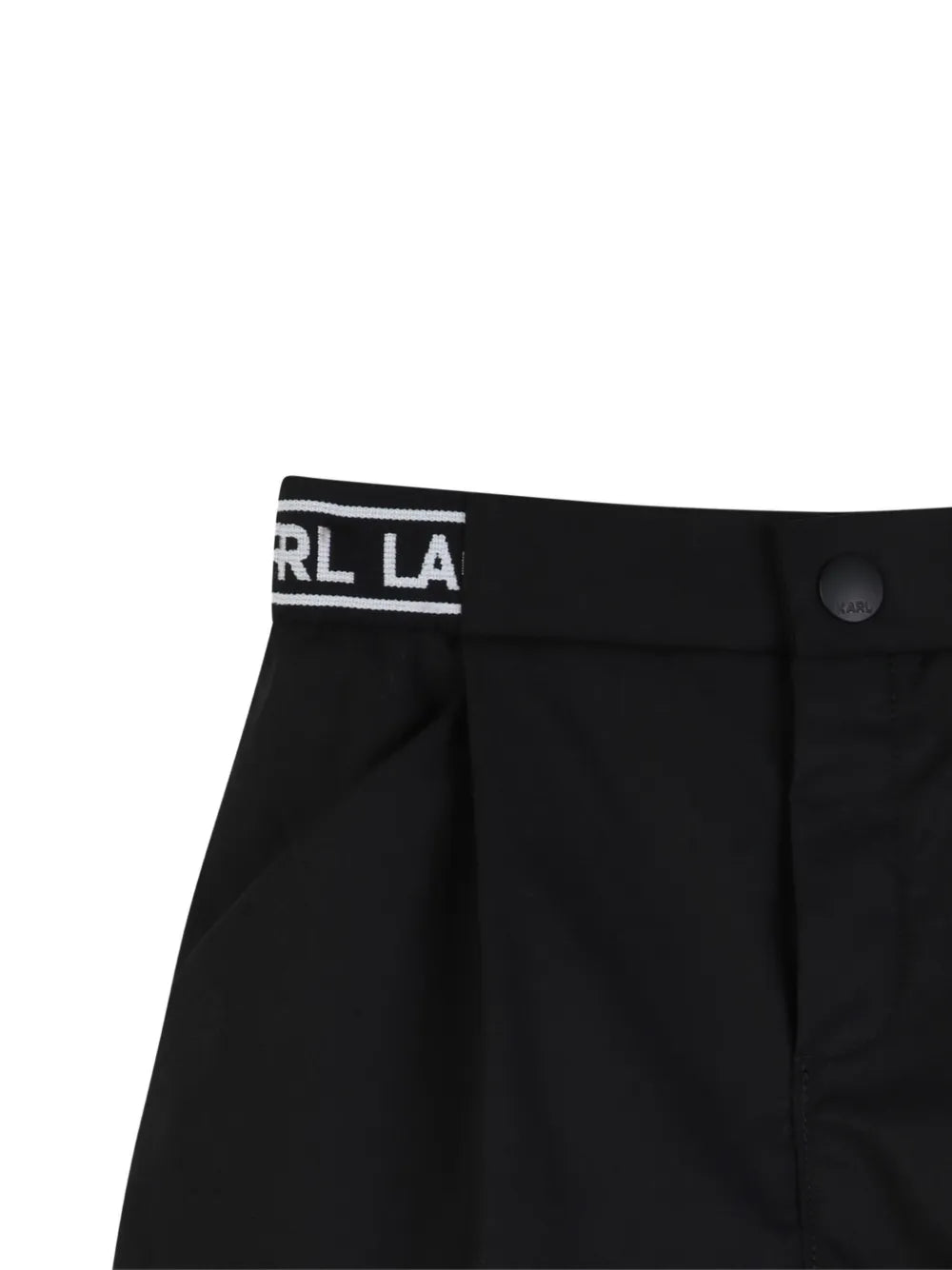 KARL LAGERFELD KIDS LOGO-PRINT SHORTS SET