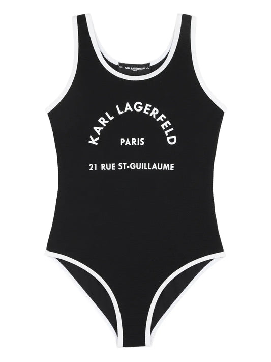 KARL LAGERFELD KIDS PRINTED SWIMSUIT