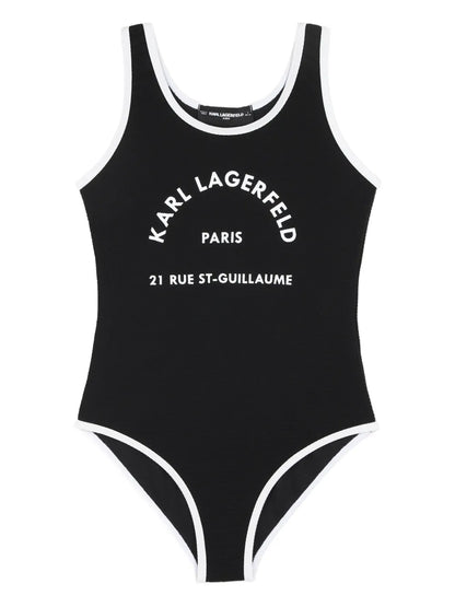 KARL LAGERFELD KIDS PRINTED SWIMSUIT