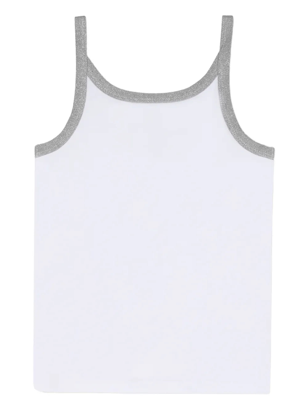 DKNY GIRLS CONTRAST-TRIM TANK TO