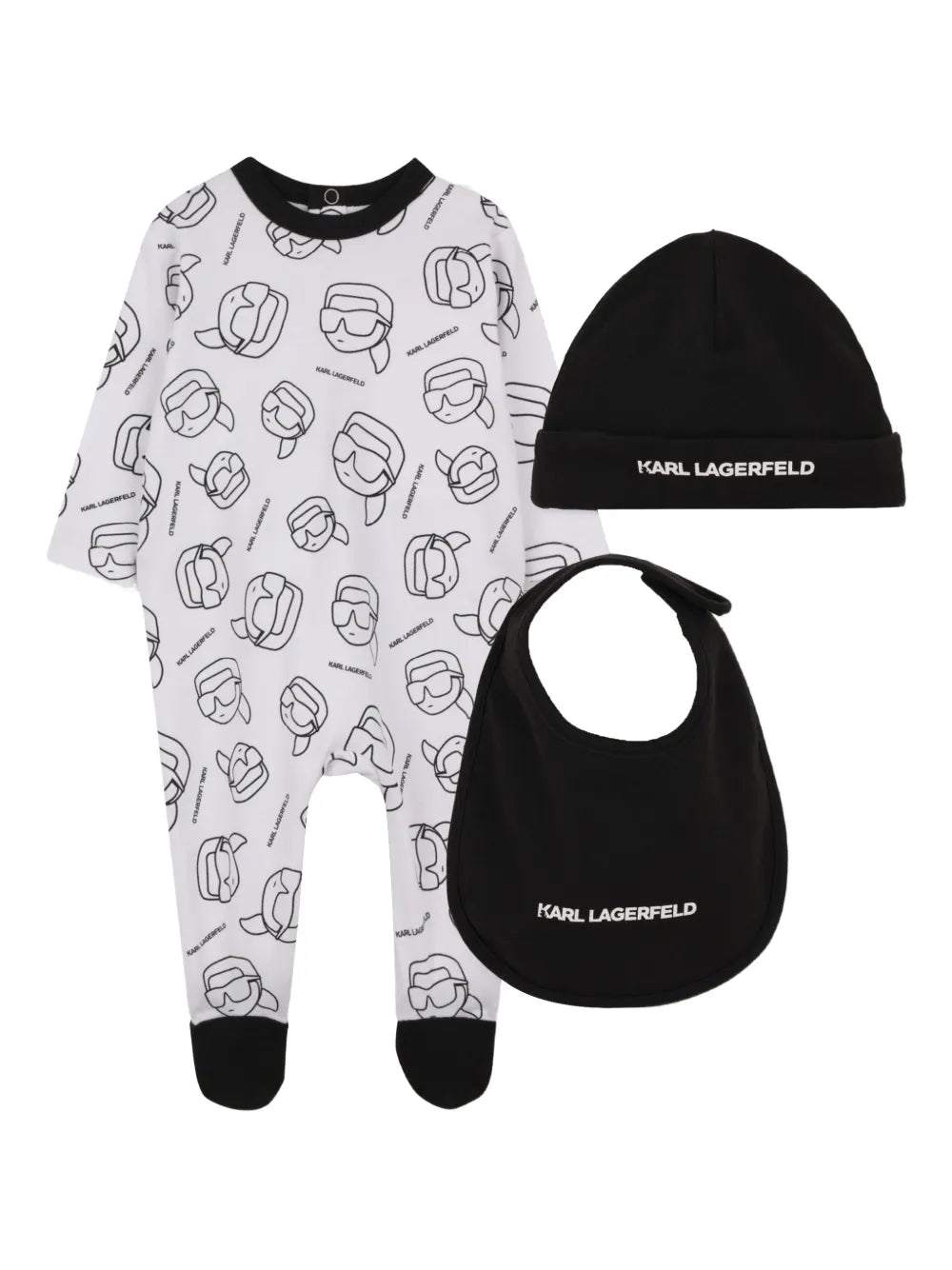 KARL LAGERFELD KIDS IKONIK KARL BABYGROW SET
