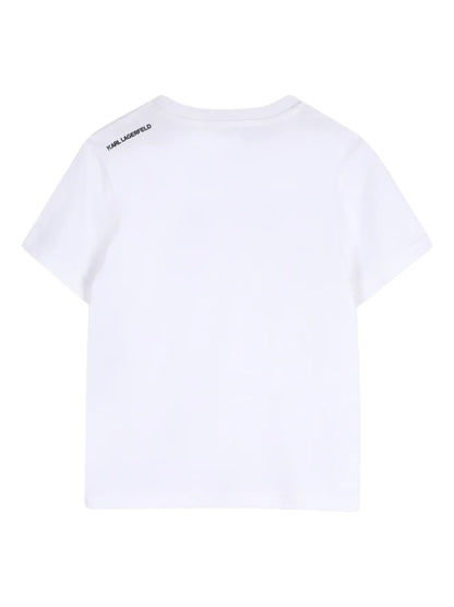KARL LAGERFELD KIDS GRAPHIC-PRINT  T-SHIRT