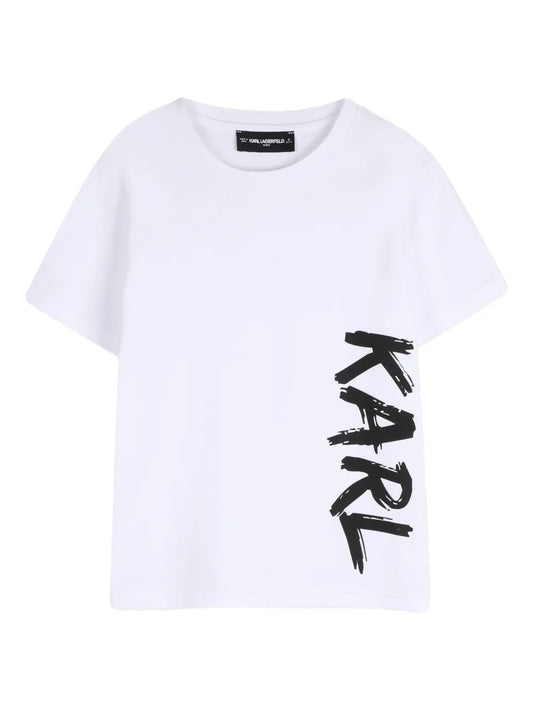 KARL LAGERFELD KIDS GRAPHIC-PRINT  T-SHIRT