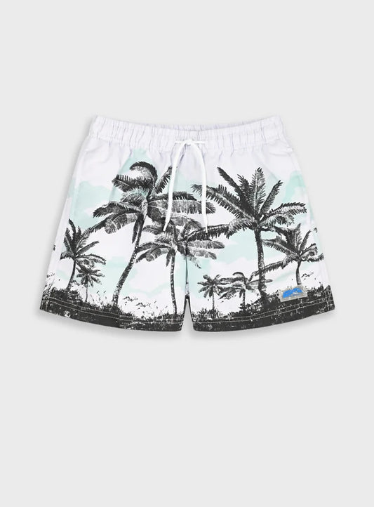 TWO IN A CASTLE ALL OVER PRINT SWIM TRUNK