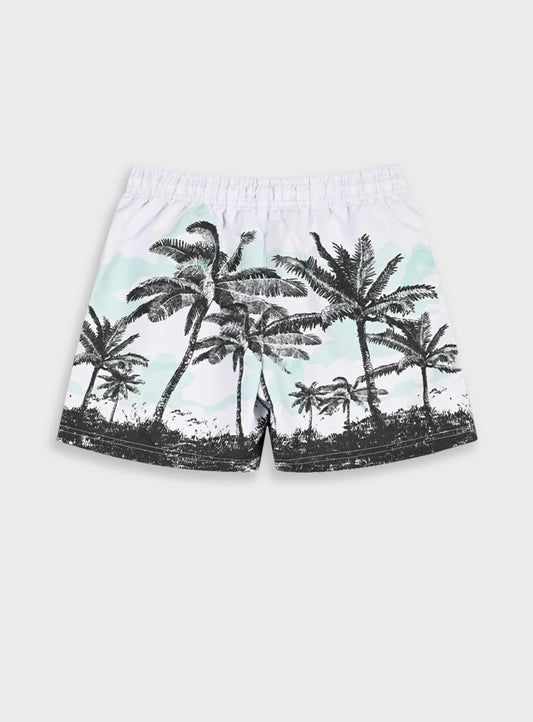 TWO IN A CASTLE ALL OVER PRINT SWIM TRUNK