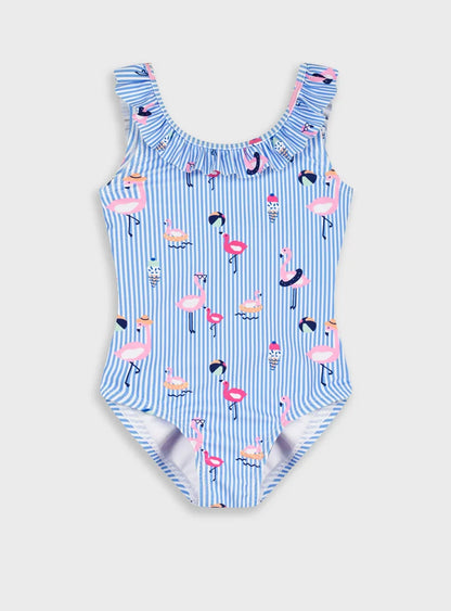ENERGIERS PRINTED ONE PIECE SWIMSUIT FOR GIRLS
