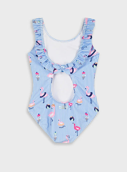ENERGIERS PRINTED ONE PIECE SWIMSUIT FOR GIRLS