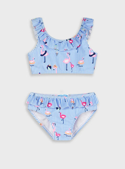ENERGIERS PRINTED BIKINI WITH FRILLS FOR GIRLS