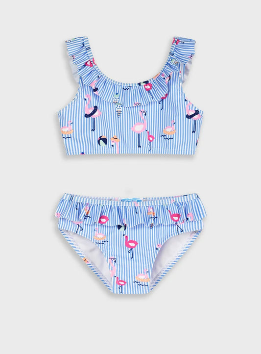 ENERGIERS PRINTED BIKINI WITH FRILLS FOR GIRLS
