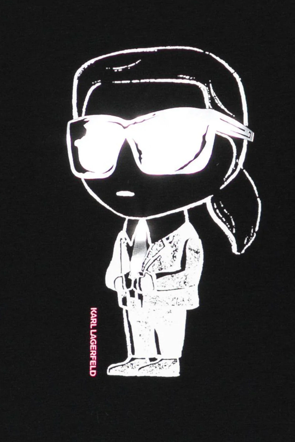 KARL LAGERFELD MINI ME BLACK IKONIK T-SHIRT