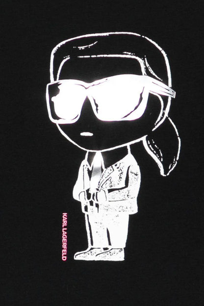 KARL LAGERFELD MINI ME BLACK IKONIK T-SHIRT