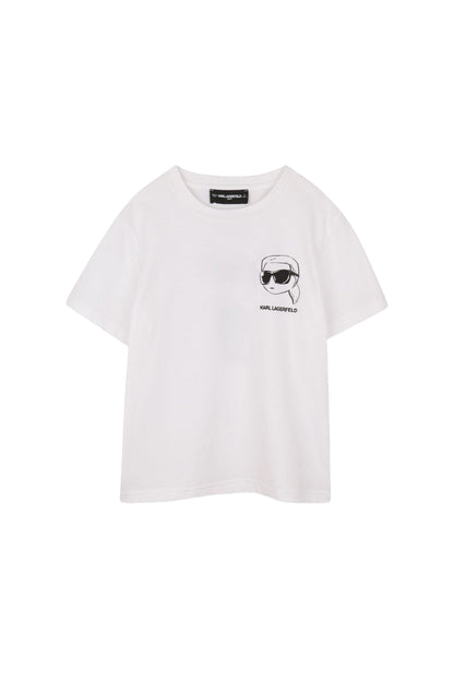 KARL LAGERFELD BOYS IKONIK KARL LOGO T-SHIRT