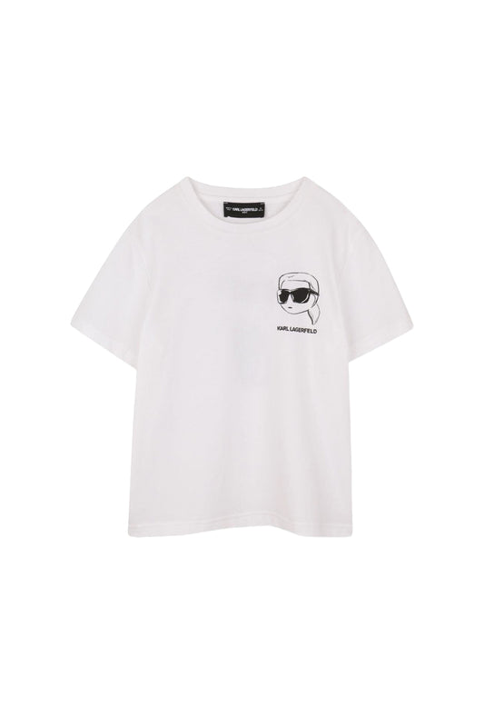 KARL LAGERFELD BOYS IKONIK KARL LOGO T-SHIRT