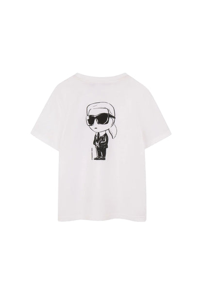 KARL LAGERFELD BOYS IKONIK KARL LOGO T-SHIRT