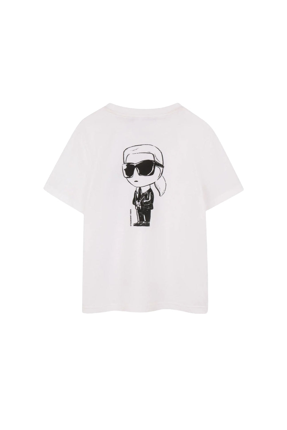KARL LAGERFELD BOYS MINI ME IKONIK KARL LOGO T-SHIRT