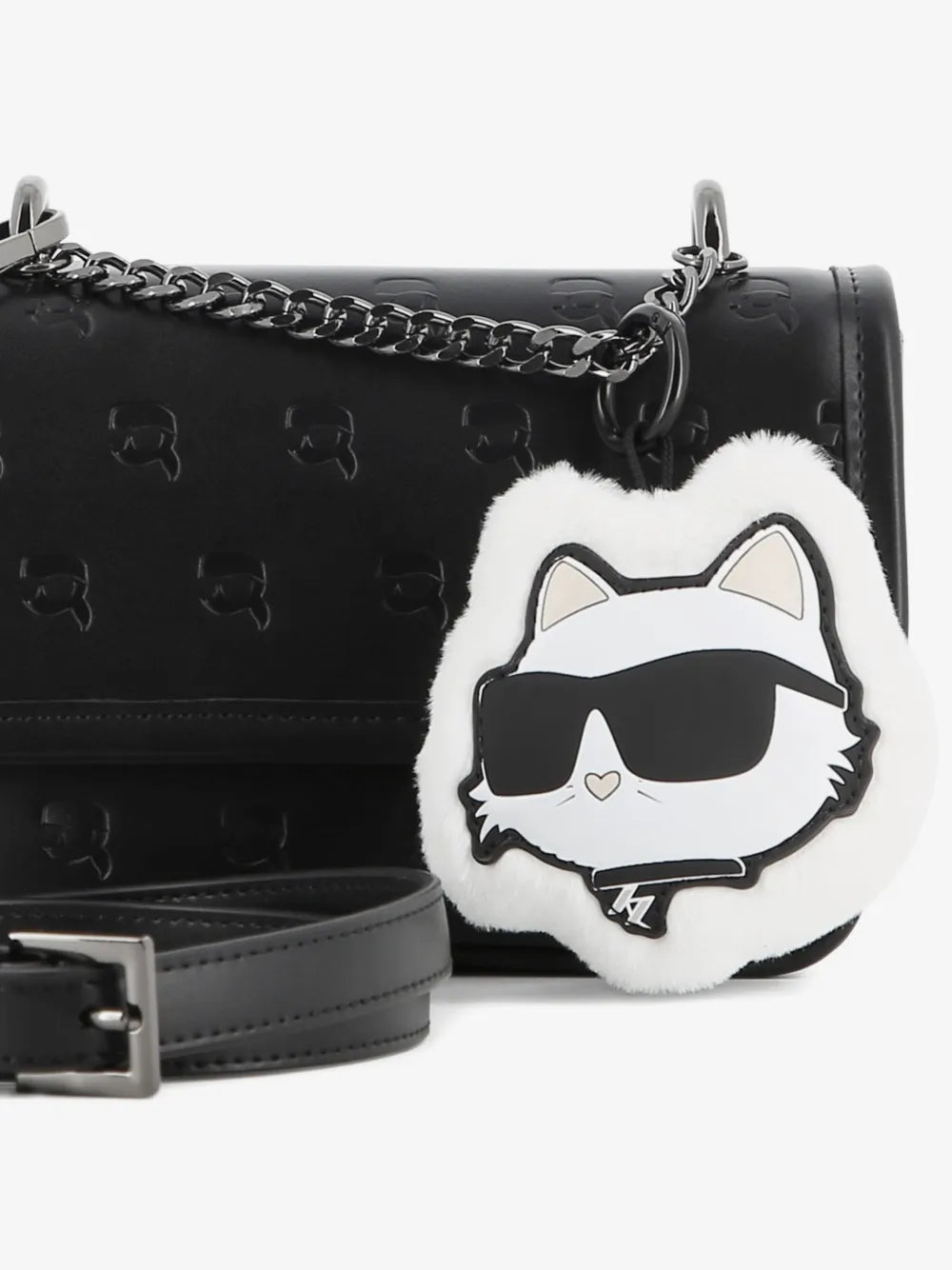 KARL LAGERFELD KIDS  IKON CHOUPETTE CROSSBODY BAG