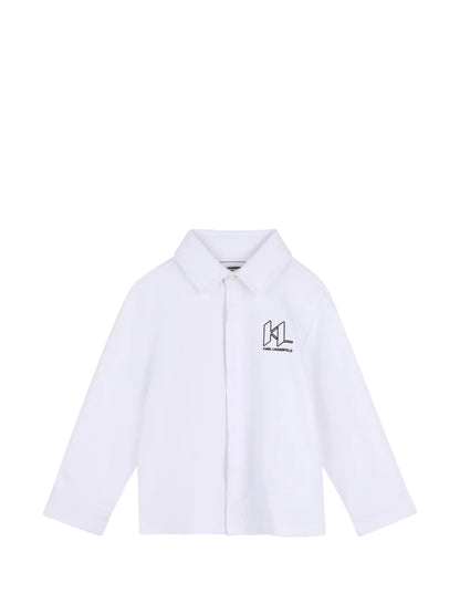 KARL LAGERFELD KIDS SET SHIRT & TROUSER