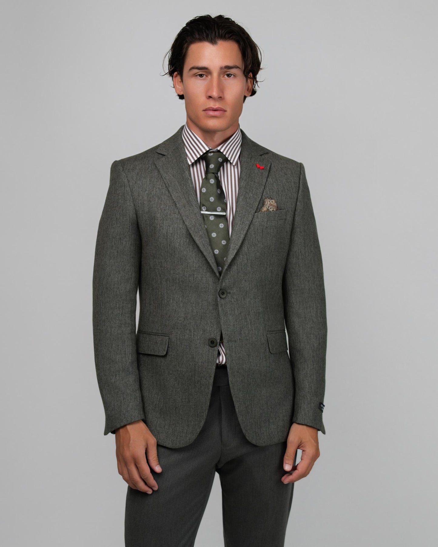 DEZIGN BY FILIS HERRINGBONE JACKET