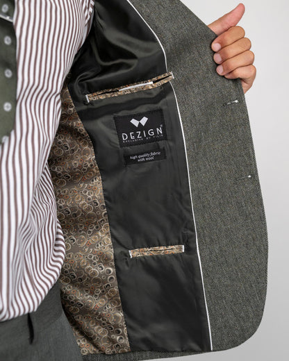 DEZIGN BY FILIS HERRINGBONE JACKET