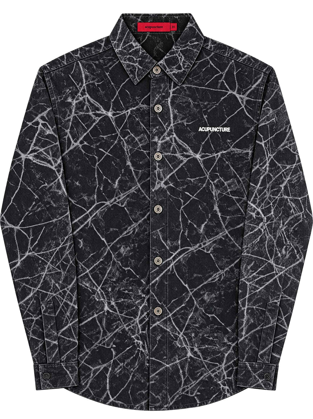 ACUPUNCTURE FASHION PATCH WORK SHIRT