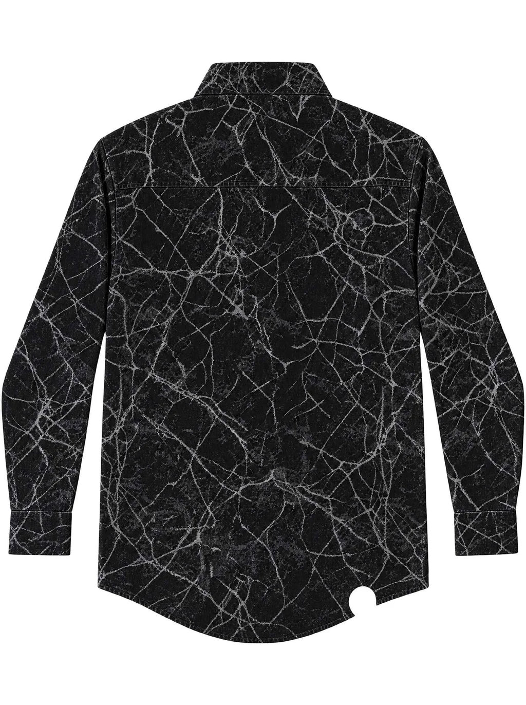 ACUPUNCTURE FASHION PATCH WORK SHIRT