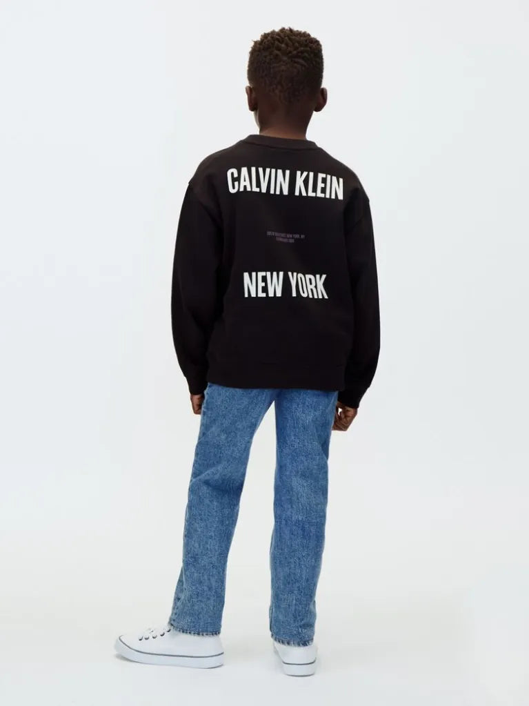 CALVIN KLEIN KIDS BACKPRINT CN SWEATSHIRT