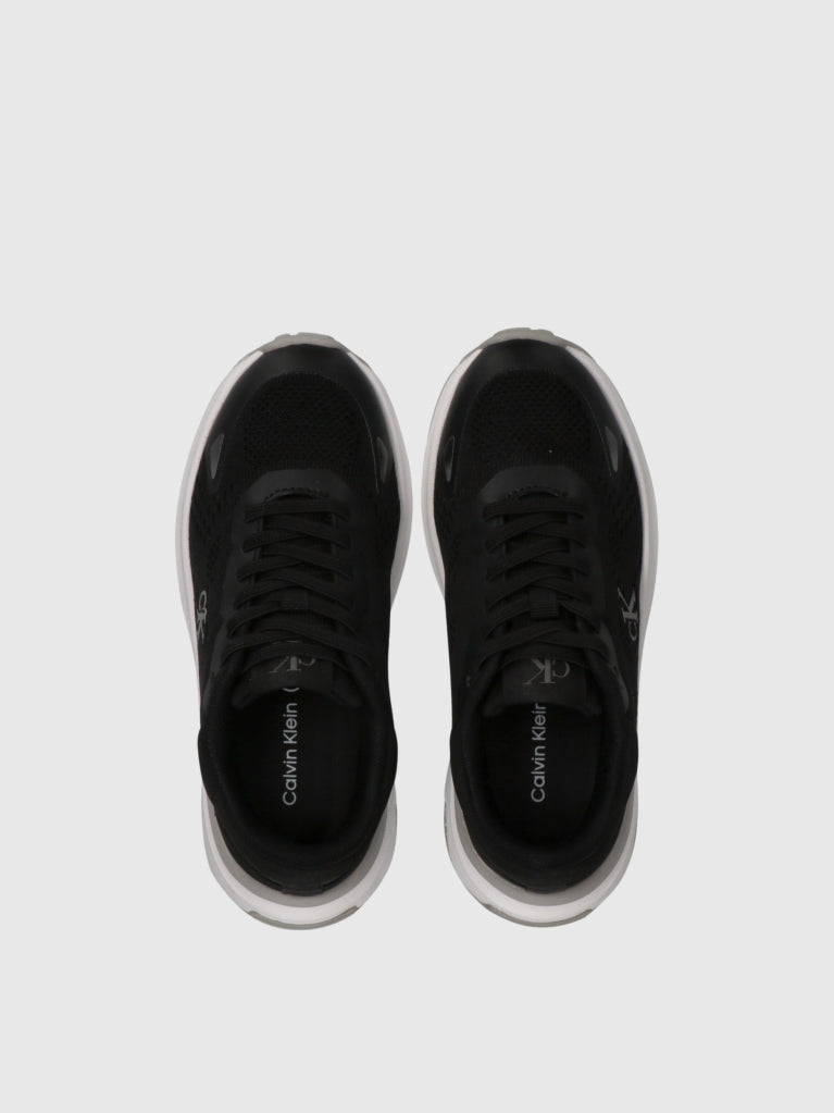 CALVIN KLEIN KIDS LOW CUT LACE-UP COLOURBLOCKED SNEAKERS