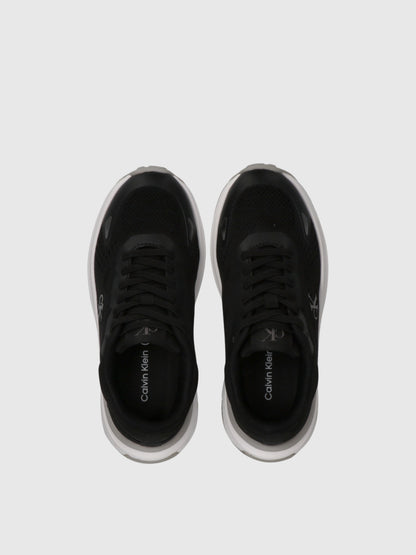 CALVIN KLEIN KIDS LOW CUT LACE-UP COLOURBLOCKED SNEAKERS