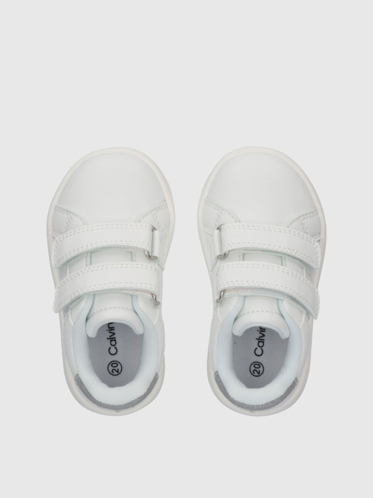 CALVIN KLEIN KIDS LOW CUT VELCRO SNEAKERS
