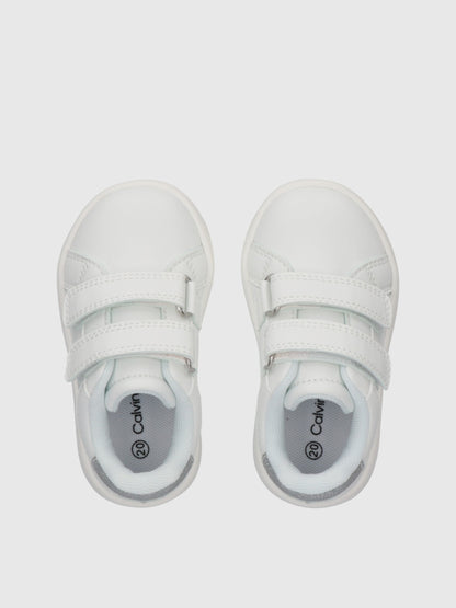 CALVIN KLEIN KIDS LOW CUT VELCRO SNEAKERS