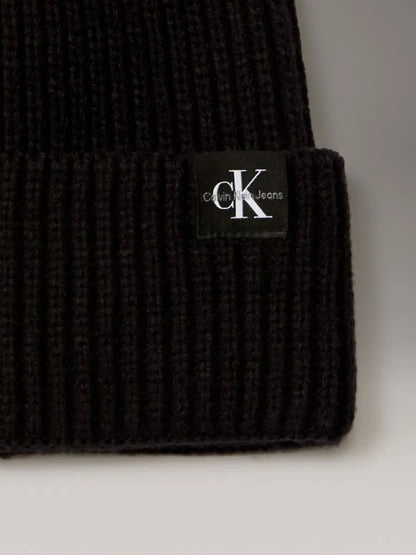CALVIN KLEIN UNISEX RIBBED BEANIE