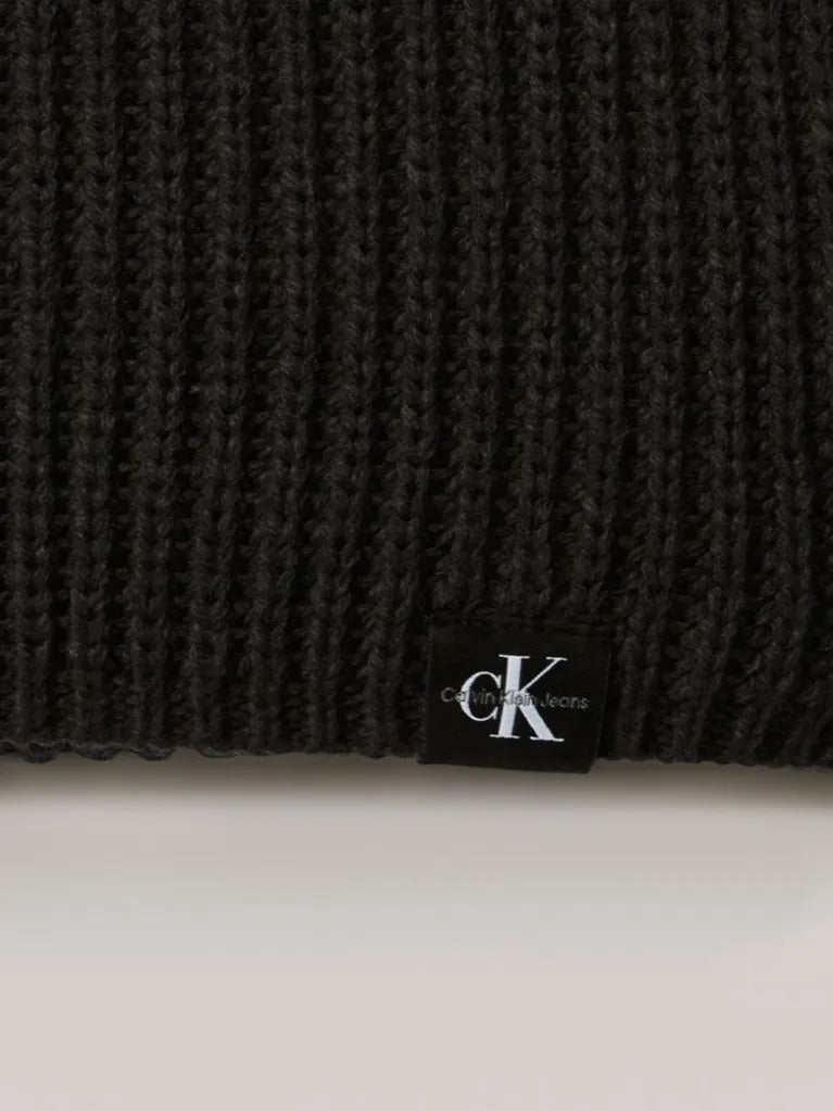 CALVIN KLEIN KIDS SET RIB BEANIE & SCARF