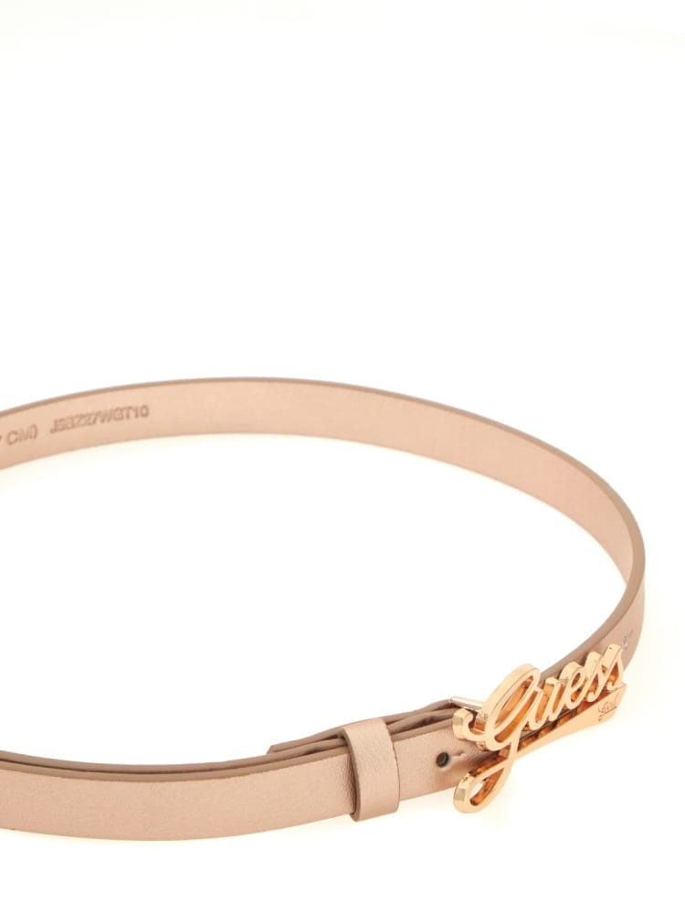 GUESS KIDS ECOLEATHER LOGO BELT