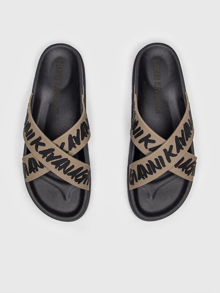 GIANNI KAVANAGH GREY REBEL SLIDERS