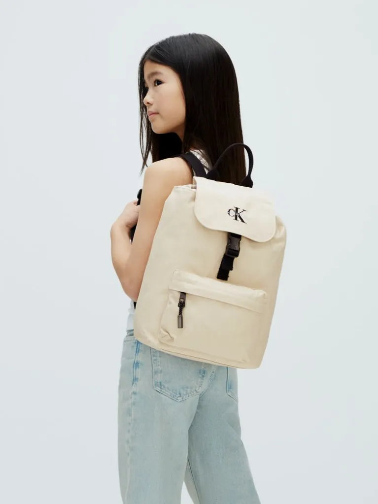 CALVIN KLEIN KIDS FLAP CLOSURE BACKPACK