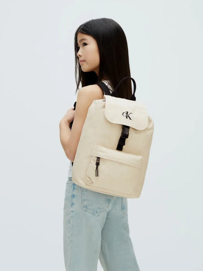 CALVIN KLEIN KIDS FLAP CLOSURE BACKPACK