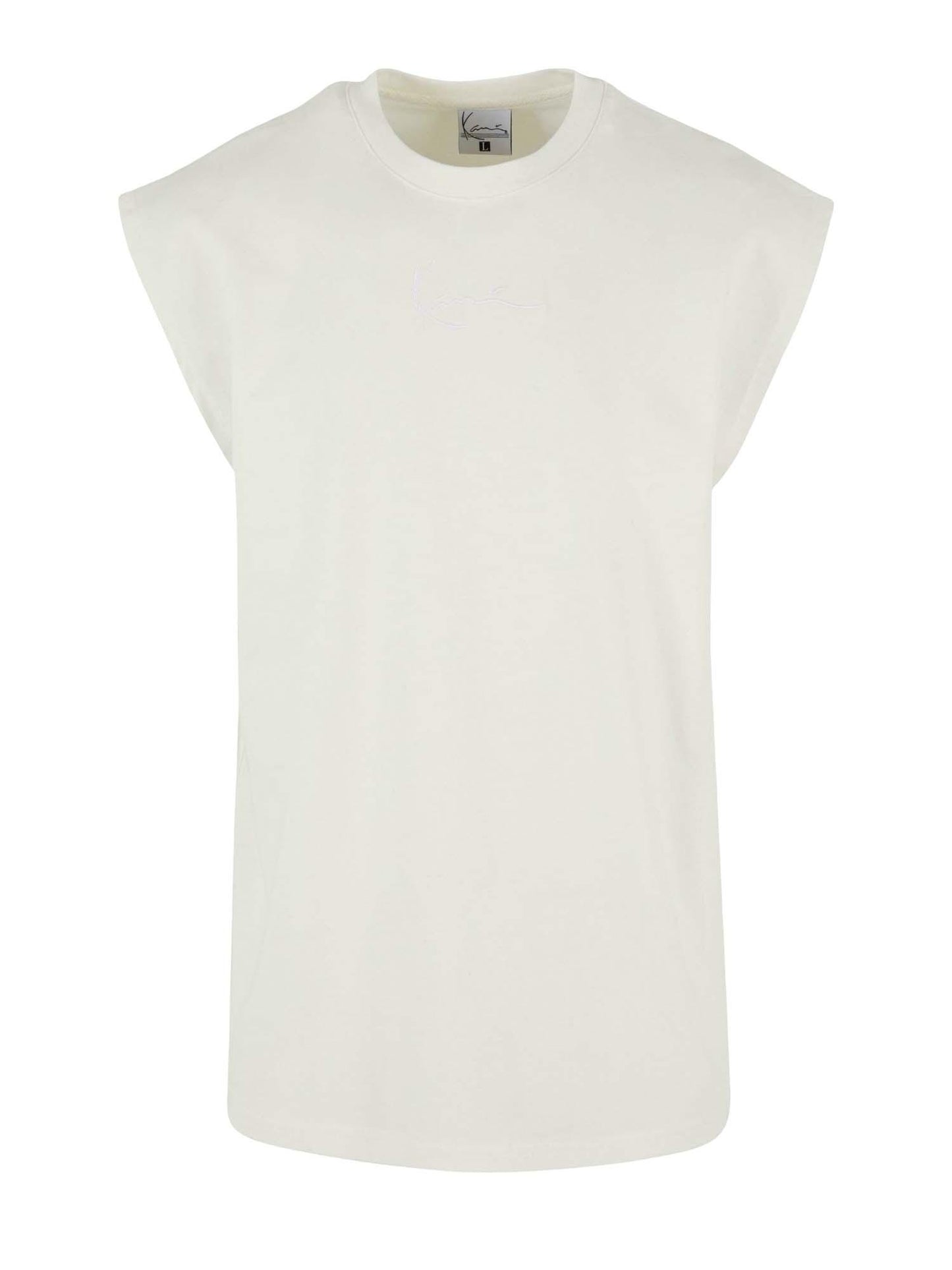 KARL KANI SMALL SIGNATURE ESSENTIAL SLEEVELESS TEE